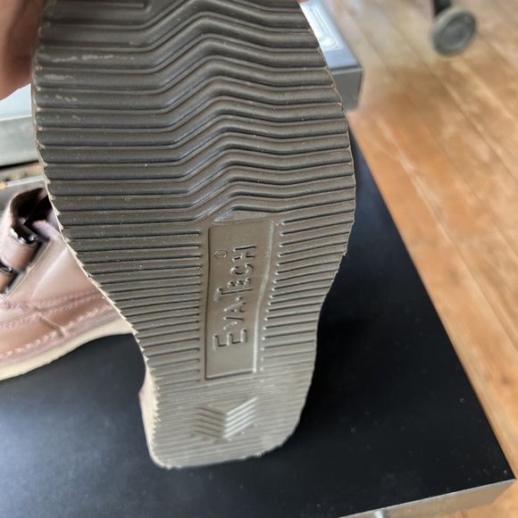 FOOTONIC II Mens Eva-Tech Quick Grip Walkabout Size 8.5 Brown Leather Shoes - Picture 6 of 6